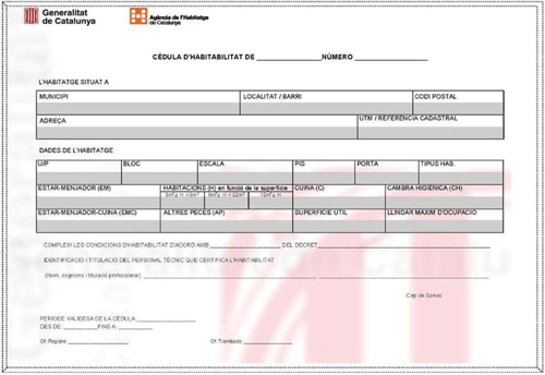 cedula dhabitabilitat